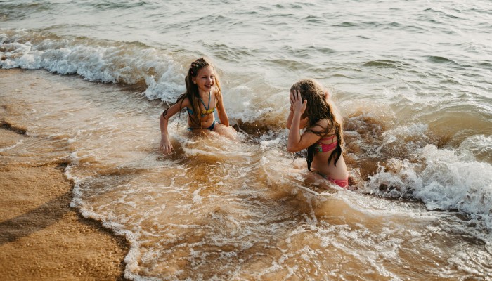 Les pieds dans l'eau